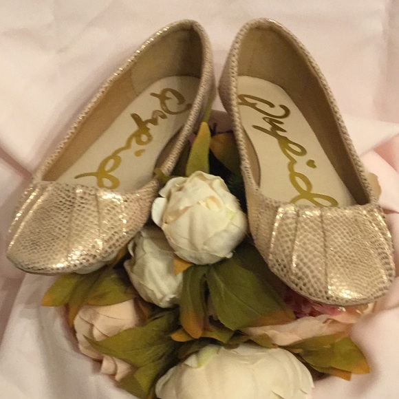 Qupid Rose Pink Textured Ballet Flats 6 - Picture 2 of 4